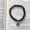 Pulsera Cuarzo humo Árbol de la Vida