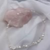 Rosario aguamarina y perlas - Imagen 3