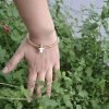 Pulsera Citrino ángel pequeño - Imagen 2