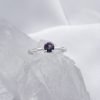 Anillo Topacio Místico redondo pequeño