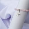 Pulsera Cuarzo Rosa dije ángel - Imagen 3