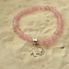 Pulsera Cuarzo Rosa dije elefante - Imagen 3