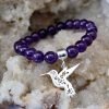 Pulsera Amatista dije Árbol de la Vida mini - Imagen 2