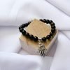Pulsera Obsidiana dije mano hamsa