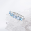 Anillo Topacio Azul