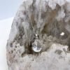 Aretes cuarzo Transparente Circulares - Imagen 3
