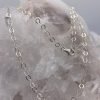 Cadena en plata 925 Tejido Argollas