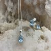 Aretes London Blue Topaz Óvalos - Imagen 4