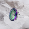 Anillo Topacio Místico Ovalado