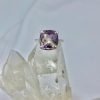 Anillo Ametrino Cuadrado Facetado