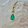 Anillo doble Esmeralda en Oro Amarillo 18k - Imagen 3