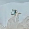 Anillo Aguamarina Rectangular