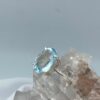 Anillo Topacio Azul Ovalado Cielo - Imagen 2
