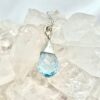 Dije Topacio Azul Gota Grande