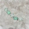 Dije multipiedras Esmeralda en Plata 925
