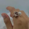 Anillo Doble Ametrino y perla Colección Armonía Dual - Imagen 2